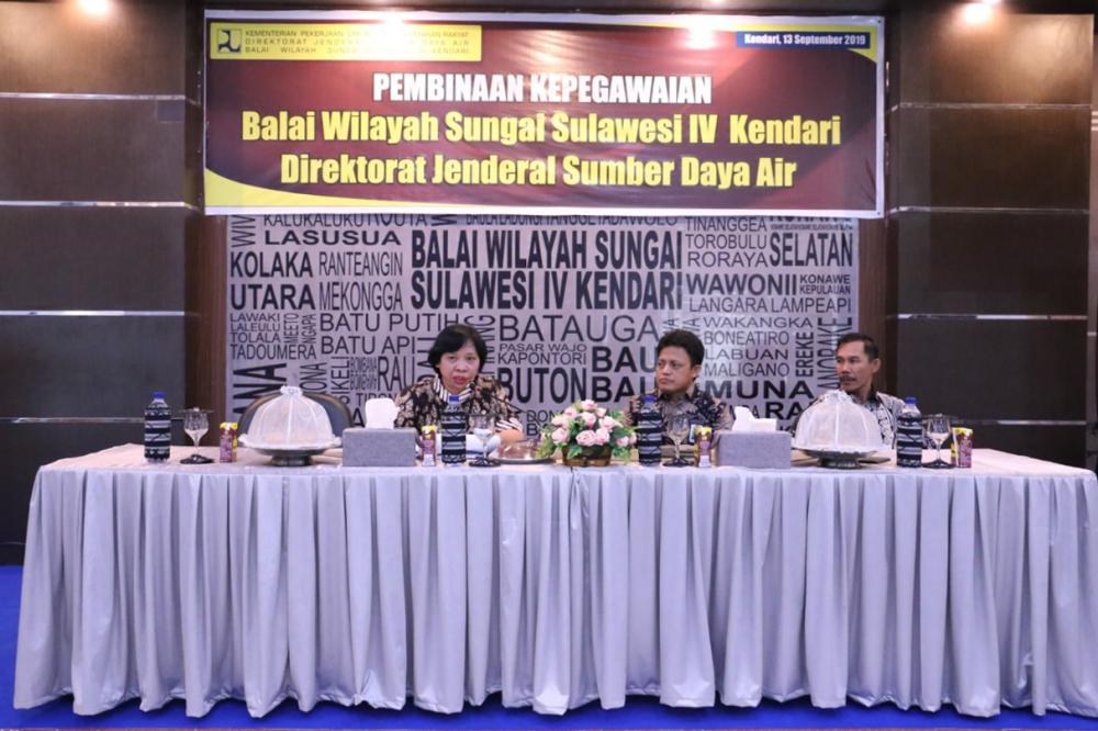 Pembinaan Kepegawaian BWS Sulawesi IV Kendari Tahun 2019